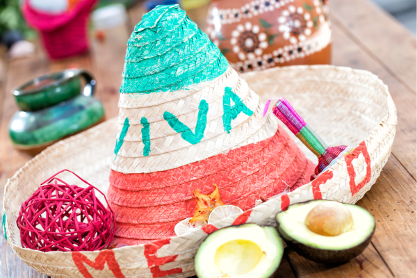 Algemeen_Mexico_Mexicaanse sombrero_Viva Mexico