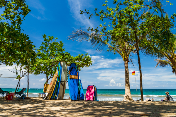 Kuta beach surfstrand bali