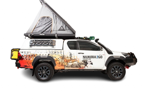 Toyota Hilux 4×4 Expedition Xtra Cab AT – krachtige expeditiewagen voor selfdrive avonturen in Namibië