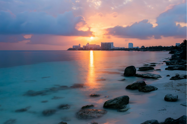 Cancun_Avondfoto sundowner