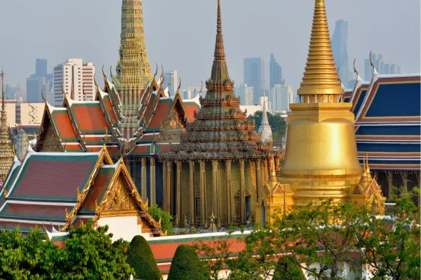 Het indrukwekkende Grand Palace in Bangkok tijdens een Thailand rondreis