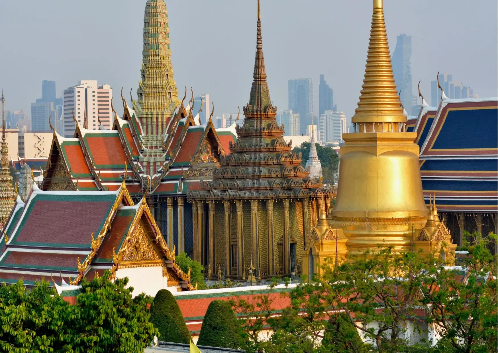 Het indrukwekkende Grand Palace in Bangkok tijdens een Thailand rondreis