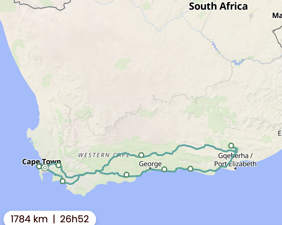 16-daagse rondreis Zuid-Afrika Kaapstad en Gardenroute