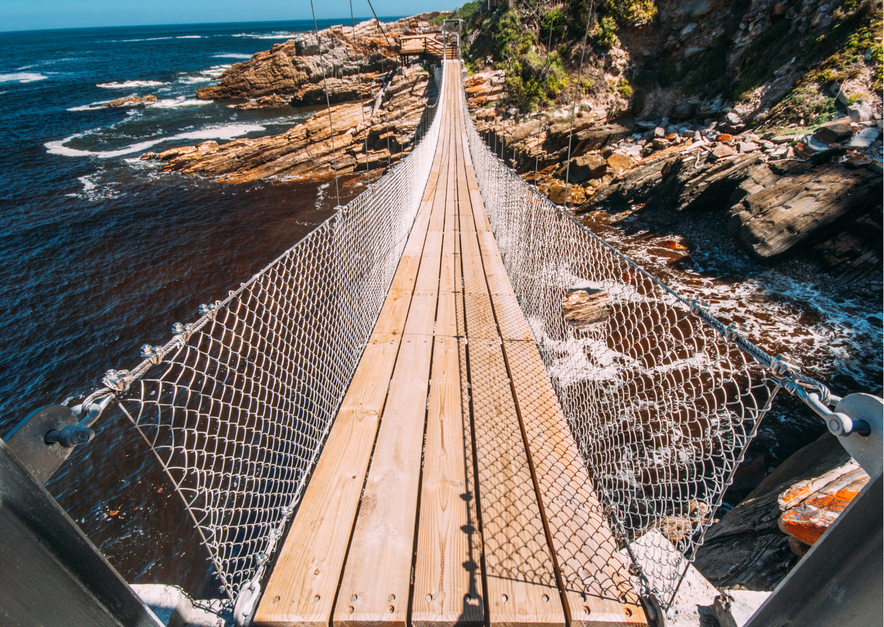 Tsitsikamma_Hangbrug - Storms River Bridge-Zuid-Afrika