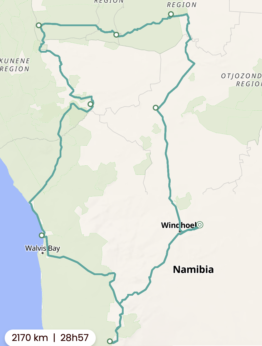 12-daagse rondreis Namibië, van Canyon tot Safari