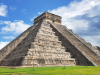 Werelderfgoedsite Chichén Itzá in Mexico met indrukwekkende Maya-architectuur.