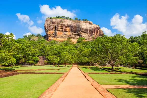 Sigiriya Lion Rock tijdens een rondreis Sri Lanka