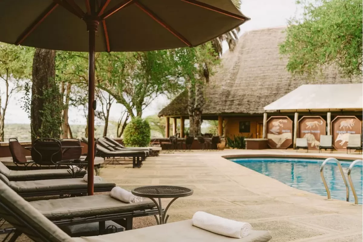 Tarangire safari lodge pool