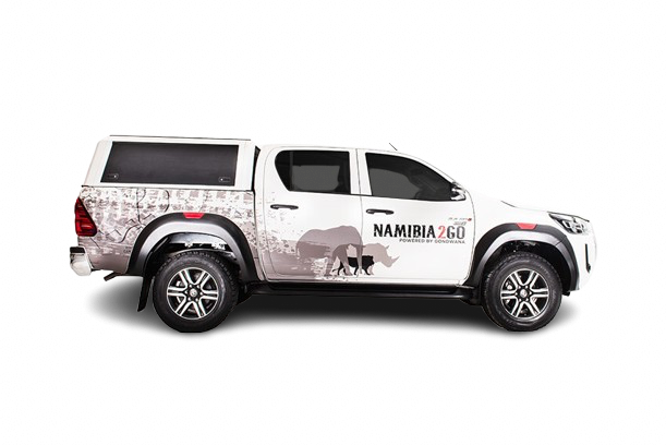 Toyota Hilux Double Cab 4×4 – ruime en krachtige huurauto voor selfdrive reizen door Namibië