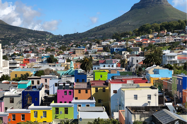 Cultuur en taal in Zuid-Afrika – kleurrijke Bo-Kaap in Kaapstad
