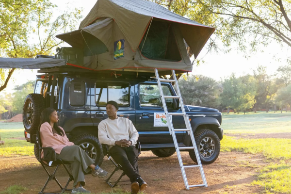 Suzuki Jimny 4x4 daktentcamper – huurauto voor kamperen in nationale parken van Zuid-Afrika