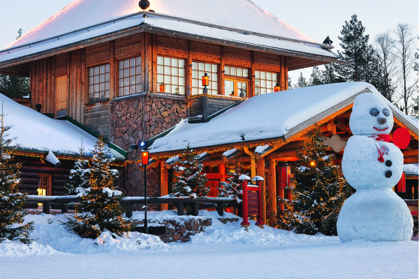 Santa Claus Village in Rovaniemi op de poolcirkel tijdens Lapland rondreis 5 dagen
