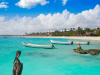 Akumal beach_Met bootjes_Mexico