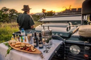 16-daagse Selfdrive Adembenemend Zuid-Afrika Bush ontbijt tijdens een safari rondreis in Zuid-Afrika