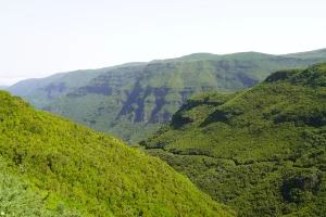 Uitzicht over de Ezulwini-vallei in Eswatini